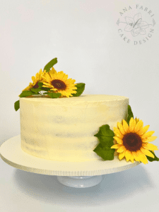 Bolo Buttercream Girasol