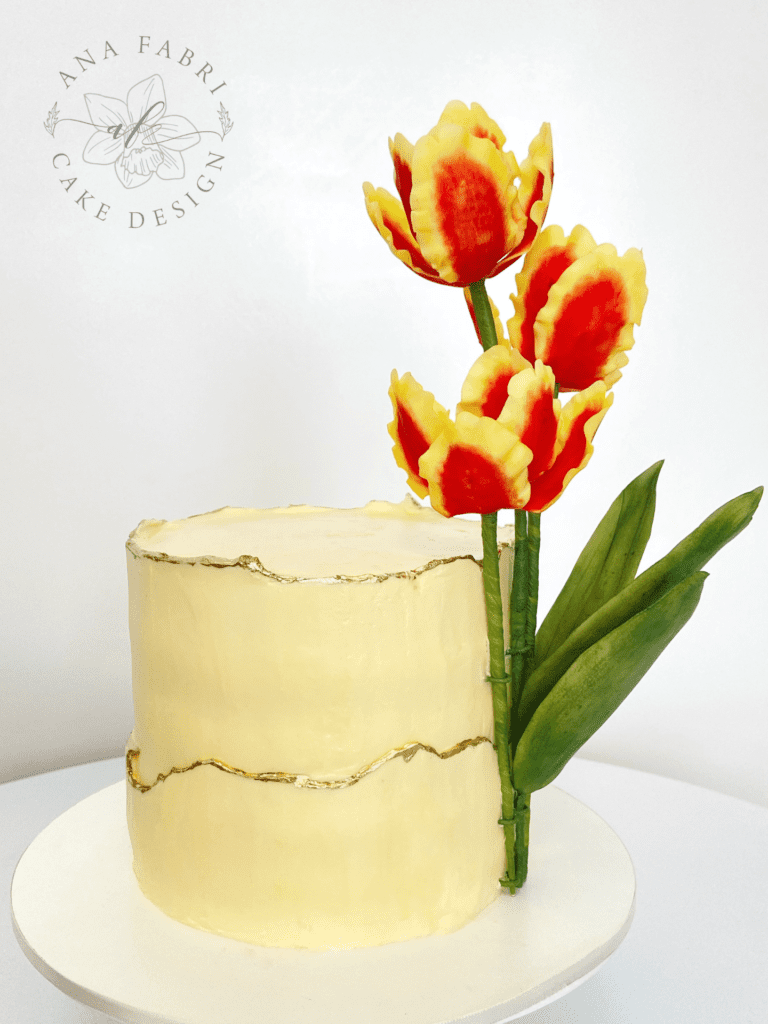 Bolo Buttercream Tulipa
